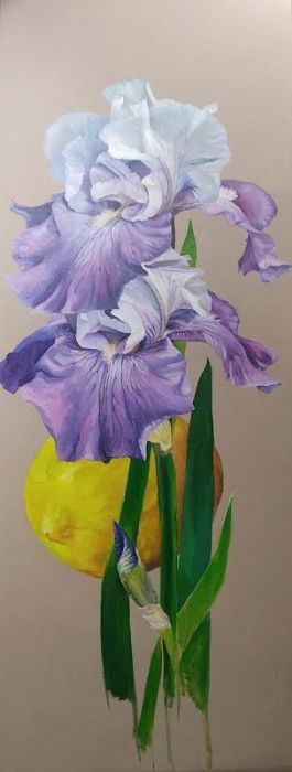 Bella Meriin, Oil on canvas, 161 by 62 cm by Yotzrim-Israeli Art Gallery