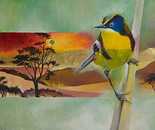 Bella Meriin, Oil on canvas, 50 by 100 cm