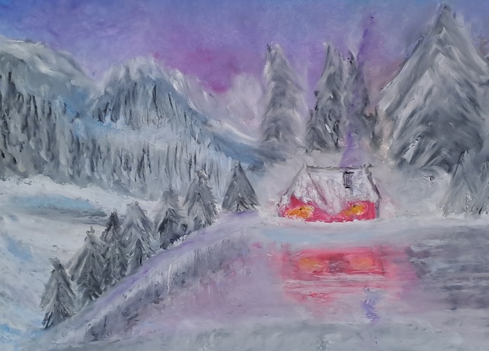 Winter Glow by Laura Bernardeschi Nelson  by Laura Bernardeschi Nelson