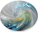 Shani Shtalryd, Acrilyc on canvas, Diameter 40 cm