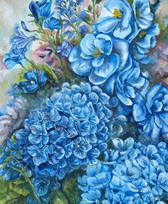 Alisa Cherkun Drukman,  Oil on canvas, 60 by 50 cm