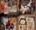 Sylvana Shefer - Collage on cardboard, 80 by 90 cm