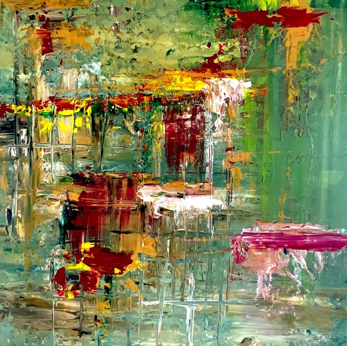 Shani Shtalryd, Acrilyc on canvas, 40 by 40 cm