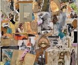  Sylvana Shefer - Collage on canvas, 100 by 100 cm