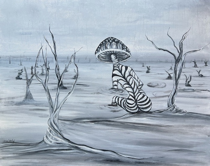 Shani Shtalryd, Acrilyc on canvas, 40 by 50 cm by Yotzrim-Israeli Art Gallery