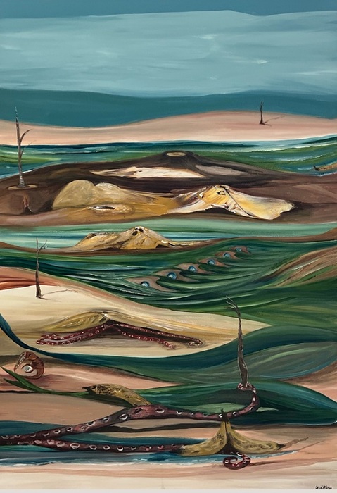 Shani Shtalryd, Acrilyc on canvas, 100 by 70 cm