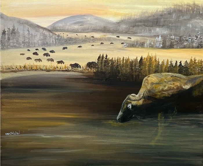 Shani Shtalryd, Acrilyc on canvas, 40 by 50 cm