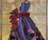 Sylvana Shefer - Collage on cardboard, acrylic and canvas, 107 by 90 cm