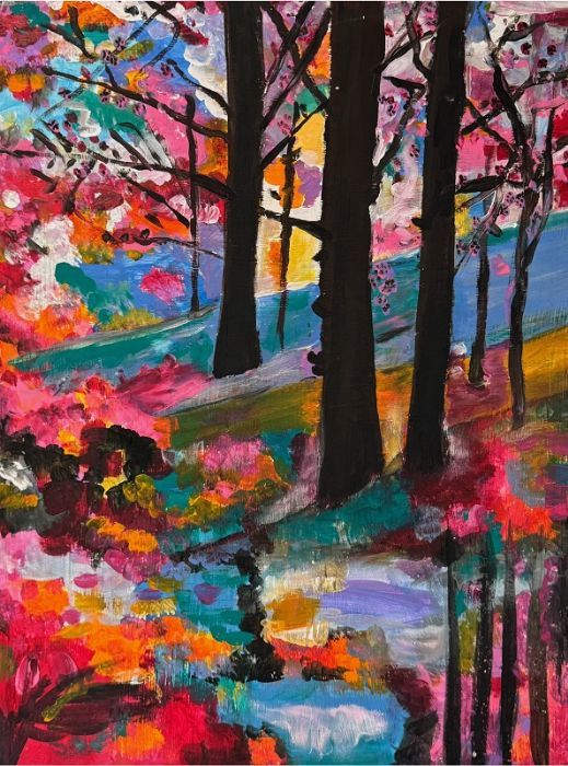 Sylvana Shefer - Acrylic on canvas, 60 by 50 cm