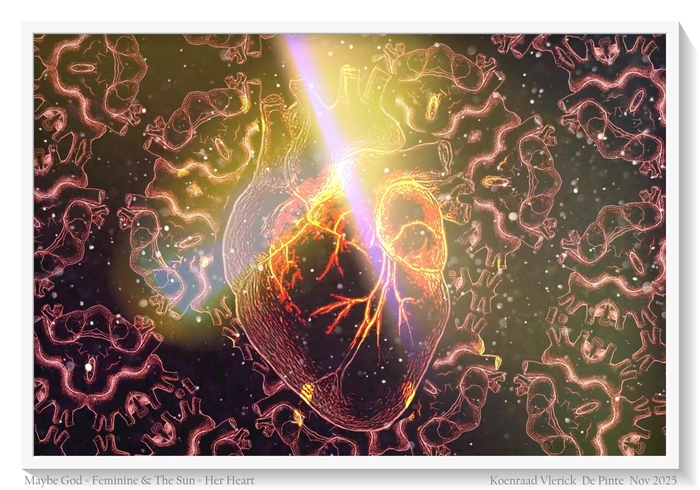 Maybe God = Feminine & The Sun  = Her Heart