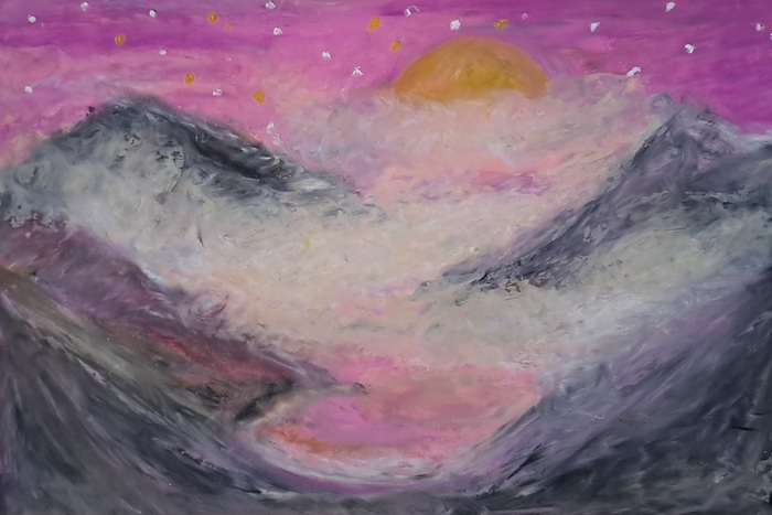 Dreamscape in Pink by Laura Bernardeschi Nelson 