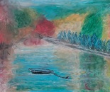 The Calm of Changing Leaves by Laura Bernardeschi Nelson 