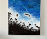 Acrylic & texture on canvas