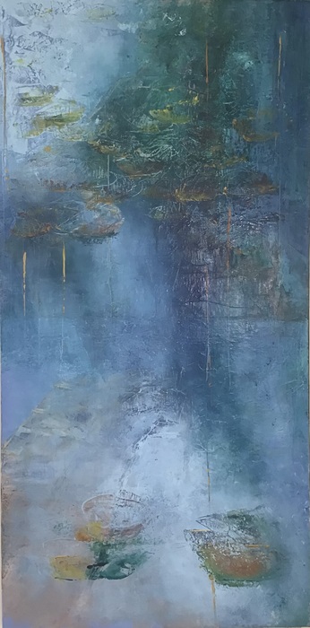 Abstract-Blue by Debra Trafton