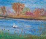 Winter Reservoir by Laura Bernardeschi Nelson 