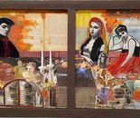  Sylvana Shefer - Collage on canvas, 60 by 120 cm