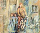 Miriam Sigal- Derlich,  Acrylic on canvas, 40 by 40 cm