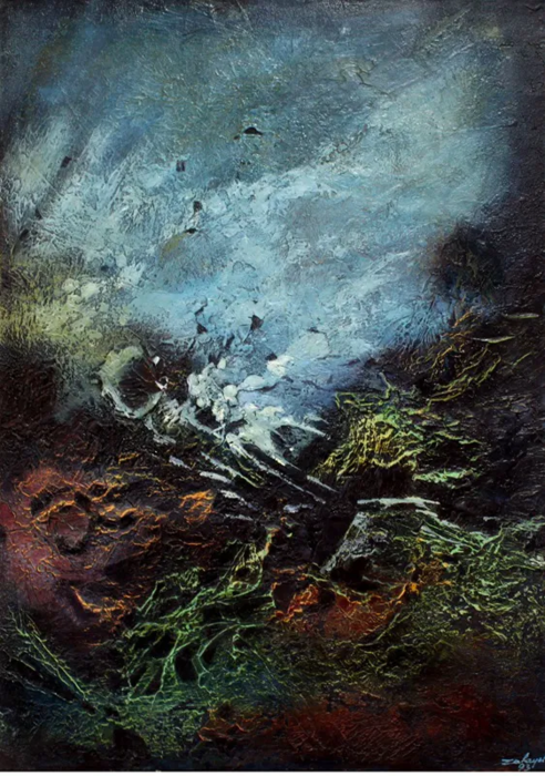 Zalayet Nessim, acrylic on canvas, 92 by 75 cm by Yotzrim-Israeli Art Gallery