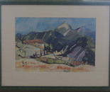 Maison dans les montagnes en été, Hautes-Alpes