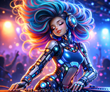 “Neon Rhythm DJ”