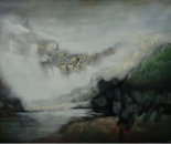 Zalayet Nessim, Oil on canvas, 80 by 112 cm