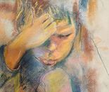  Miriam Sigal- Derlich, Dry pastel on paper, 38.5 by 27 cm