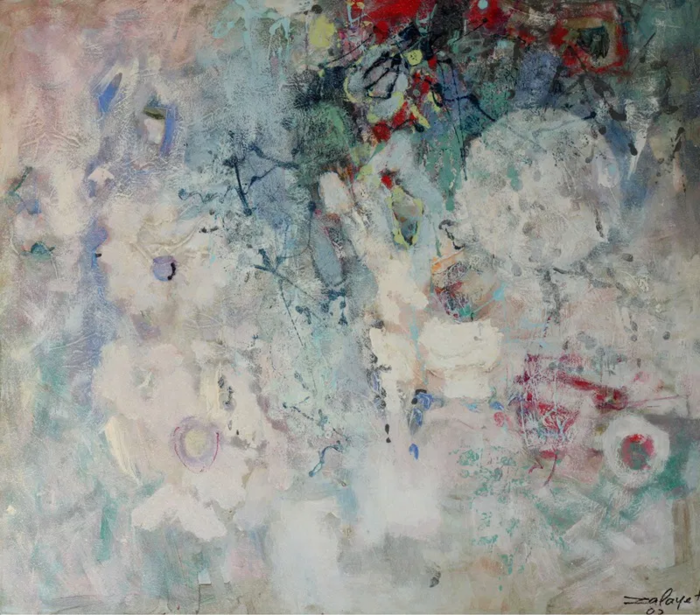 Zalayet Nessim, Acrylic on canvas, 65 by 73 cm by Yotzrim-Israeli Art Gallery