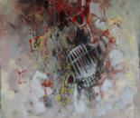 Zalayet Nessim, Acrylic on canvas, 61 by 61 cm