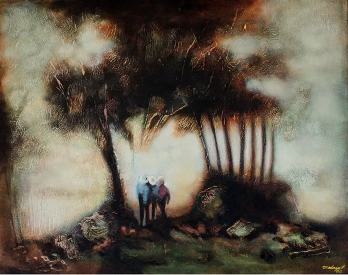 Zalayet Nessim, Oil on canvas, 73 by 92 cm