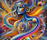 “Cosmic Symphony of Colors”