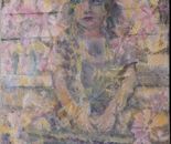 Miriam Sigal- Derlich, Acrylic and print on canvas, 60 by 40 cm