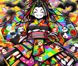 Rainbow Kimono Warrior