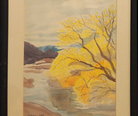 Le Buëch en automne, les Savoyons, Hautes-Alpes