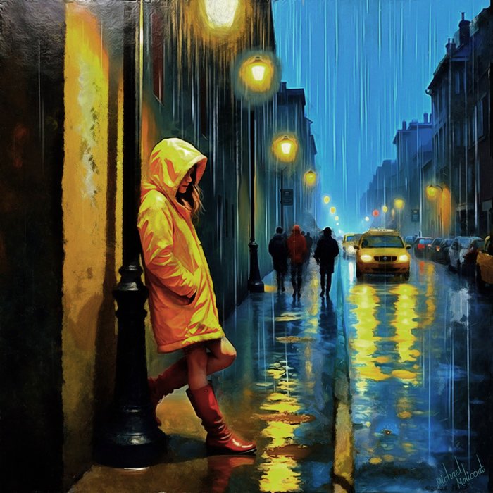 Rainy night in the city