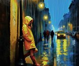 Rainy night in the city