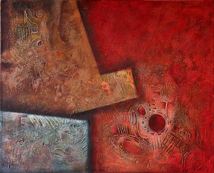 Zalayet Nessim, Acrylic on canvas, 65 by 80 cm by Yotzrim-Israeli Art Gallery