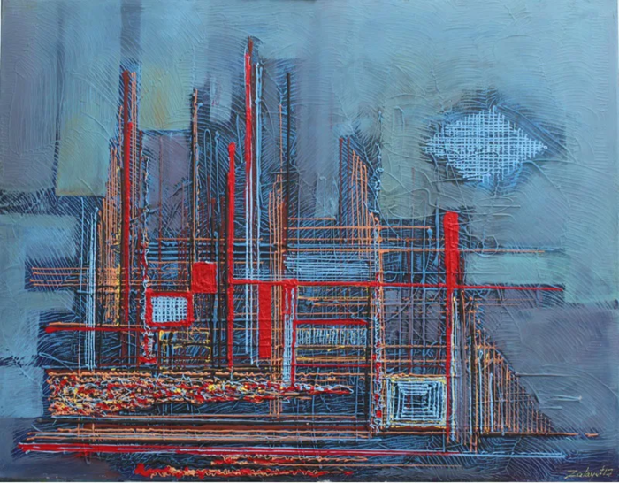 Zalayet Nessim, Acrylic on canvas, 70 by 90 cm by Yotzrim-Israeli Art Gallery