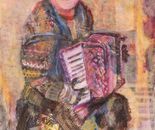 Miriam Sigal- Derlich, Acrylic and collage on canvas, 60 by 40 cm