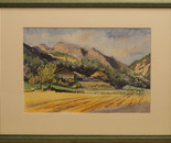 Ferme dans la vallée près de Montmaur, Hautes-Alpes