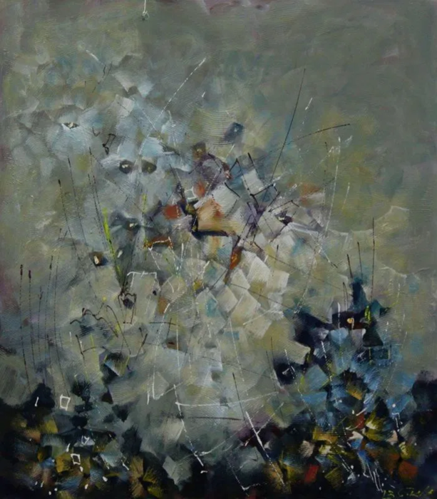 Zalayet Nessim, Acrylic on canvas, 80 by 70 cm by Yotzrim-Israeli Art Gallery