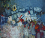 Zalayet Nessim, Acrylic on canvas, 54 by 61 cm