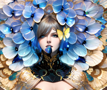 “The Blooming Goddess of Blue”