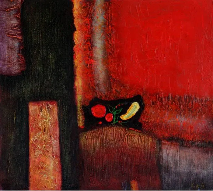 Zalayet Nessim, Acrylic on canvas, 65 by 73 cm