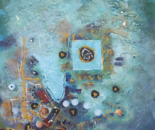 Zalayet Nessim, Acrylic on canvas, 50 by 50 cm