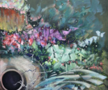 Zalayet Nessim, Acrylic on canvas, 80 by 80 cm