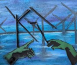 Hands Over a Warming Sea by Laura Bernardeschi Nelson 