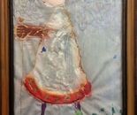 Alex Zavitan - Acrylic and mixed media on canvas, 60 by 40 cm