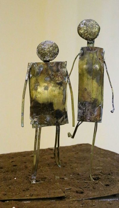 Alex Zavitan - Copper and brass, height 20 cm