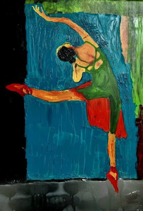 Alex Zavitan - Oil on canvas, 40 by 30 cm by Yotzrim-Israeli Art Gallery