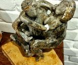 Alex Zavitan - Marble, various types of stone, iron and brass, height: 30 cm